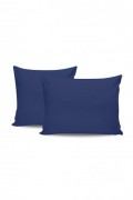 Ensemble de taies d'oreiller  - 60x60cm - Dark Blue - 6116