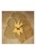 Horloge murale décorative en métal - Gold - TP1508