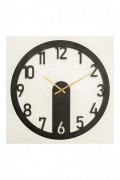 Horloge murale décorative en métal - Black / Gold - TP1509