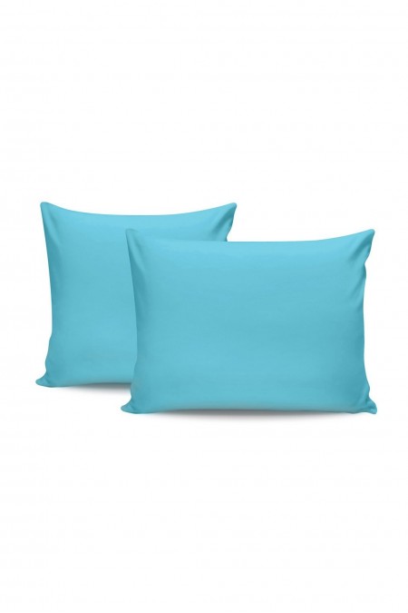 Ensemble de taies d'oreiller  - 60x60cm - Turquoise - 6119