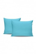 Ensemble de taies d'oreiller  - 60x60cm - Turquoise - 6119