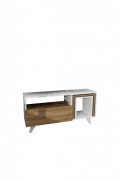 Meuble TV - White / Walnut - 3013