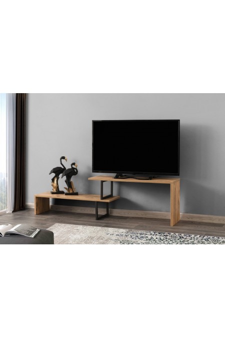 Meuble TV - Black / Pine - 3008