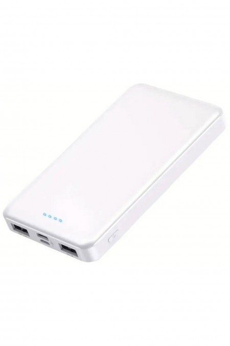 Powerbank 20000 mAh blanc USB Micro/Type-C - Blanc