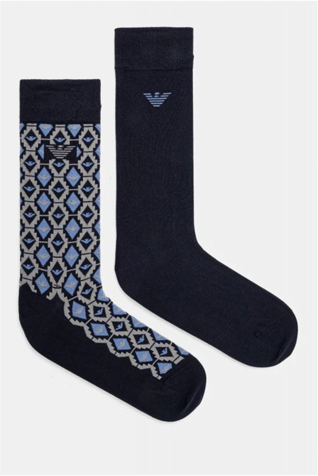 Lot 2 paires chaussettes Emporio armani 72136 MARINE/ROMBI 302302 4F274