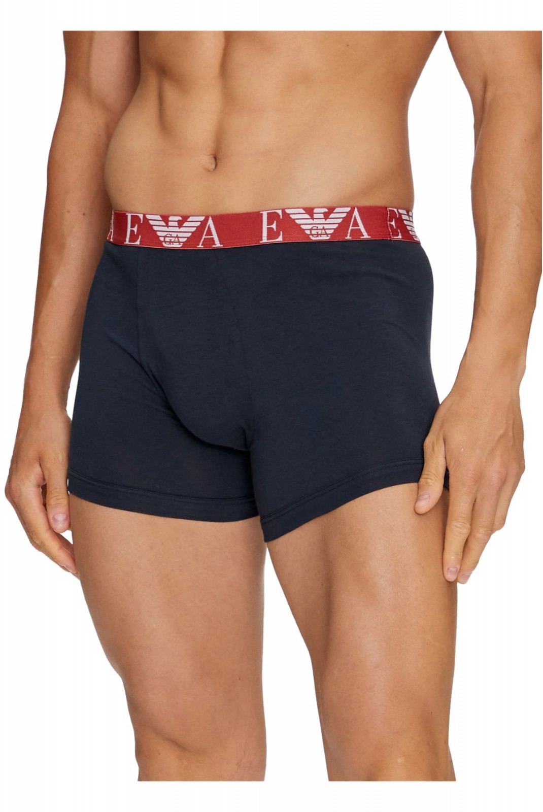 Pack de 3 boxers coton stretch Emporio armani 64135 MARINE/MARINE/MARINE 111473 4F715