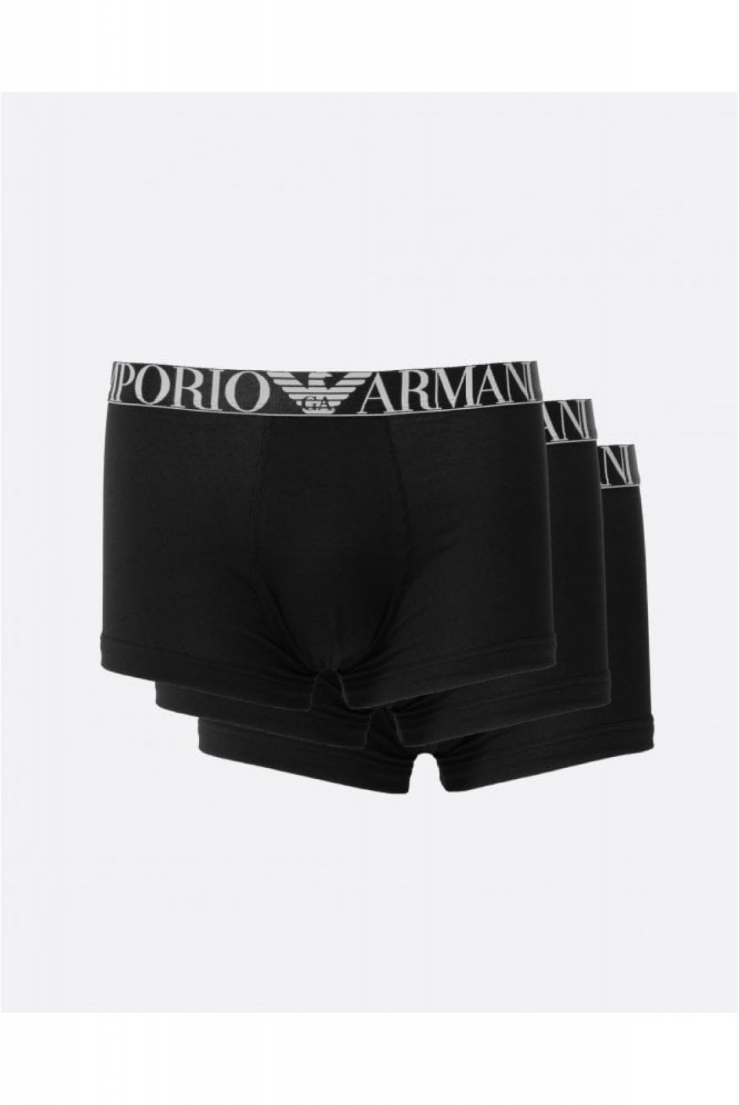 Tripack boxers coton stetch Emporio armani 73320 NERO/NERO/NERO 111357 4F726