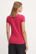 TShirt slim logo clouté Emporio armani 02275 MAGENTA 163139 4F223