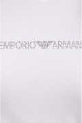 TShirt slim logo clouté Emporio armani 00010 BIANCO 163321 4F223