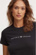 TShirt col V 100%coton Emporio armani 00020 NERO 164720 4F227