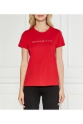 TShirt col V 100%coton Emporio armani 10374 ROSSO LACCA 164720 4F227