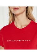 TShirt col V 100%coton Emporio armani 10374 ROSSO LACCA 164720 4F227