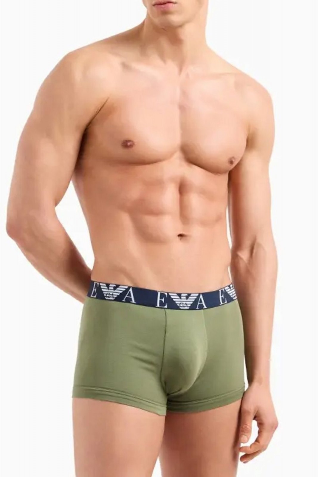 Tripack boxers coton stretch Emporio armani 20385 OLIVA/MARINE/MORA 111357 4F715