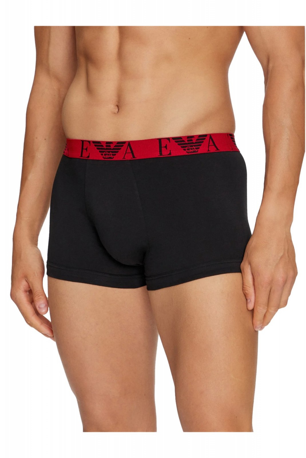 Tripack boxers coton stretch Emporio armani 38121 NERO/NERO/NERO 111357 4F715