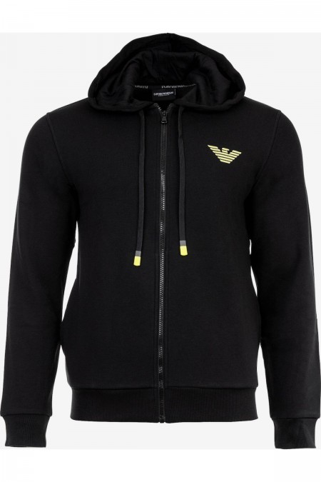 Sweat zippé à capuche Emporio armani 00020 NERO 111784 4F571