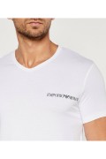 Bipack TShirts col V Emporio armani 33034 INCHIOSTRO/BIANCO 111849 4F717