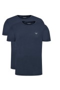 Bipack TShirts coton stretch Emporio armani 06236 MARINE/MARINE 111267 4F720