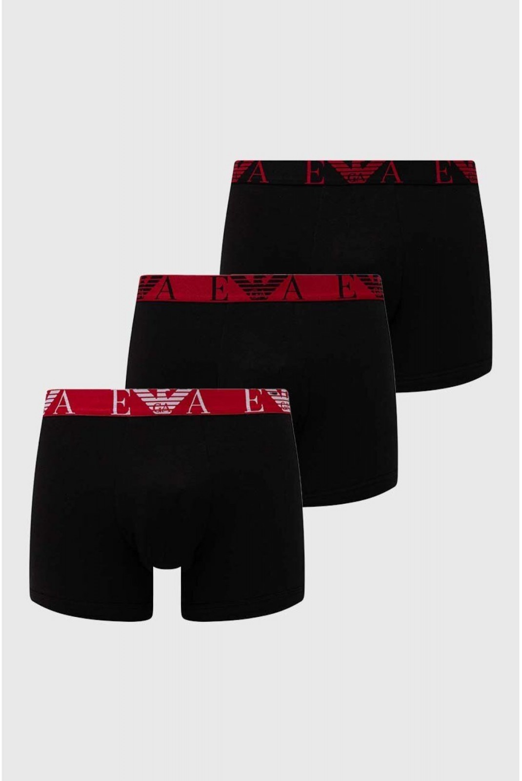 Pack de 3 boxers coton stretch Emporio armani 38121 NERO/NERO/NERO 111473 4F715