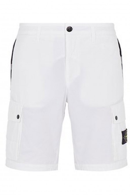 Short - STONE ISLAND - White