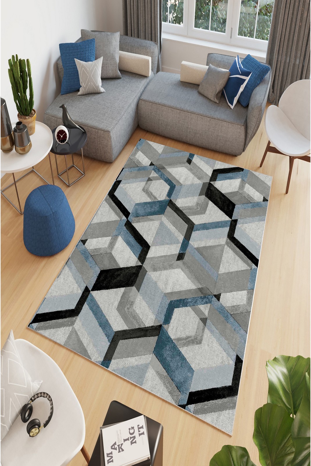 Tapis (60 x 100) - Grey - T2773