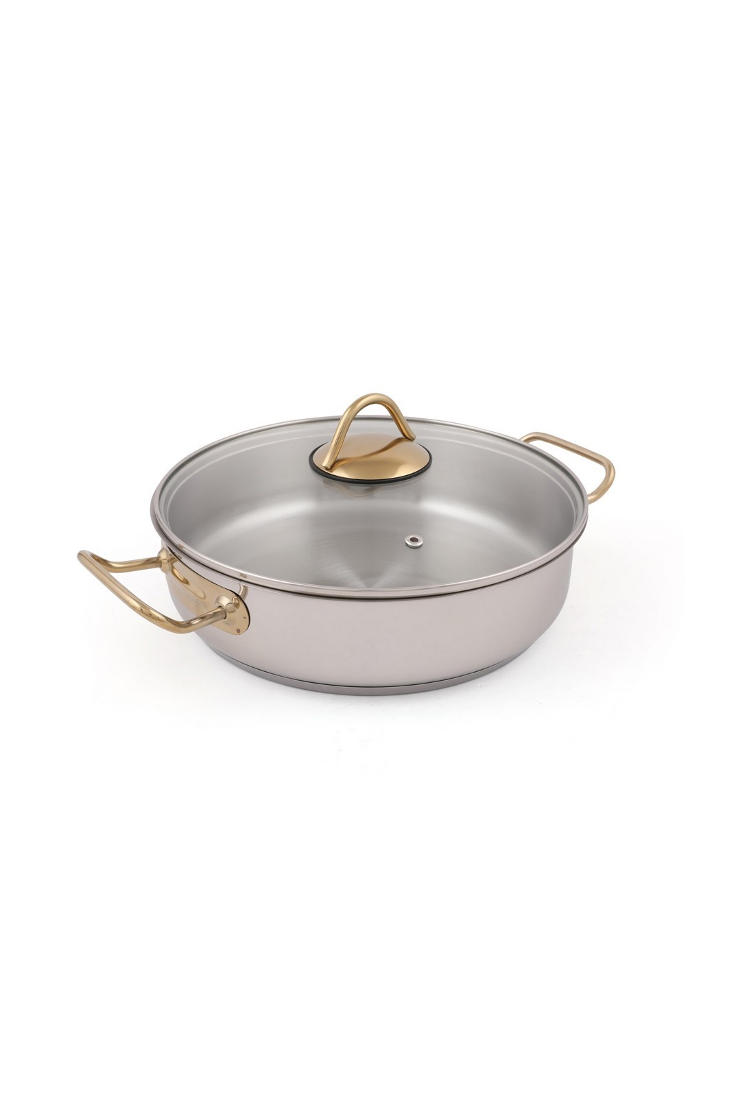 Ensemble de casseroles (2 pièces) - Silver / Gold - N1303