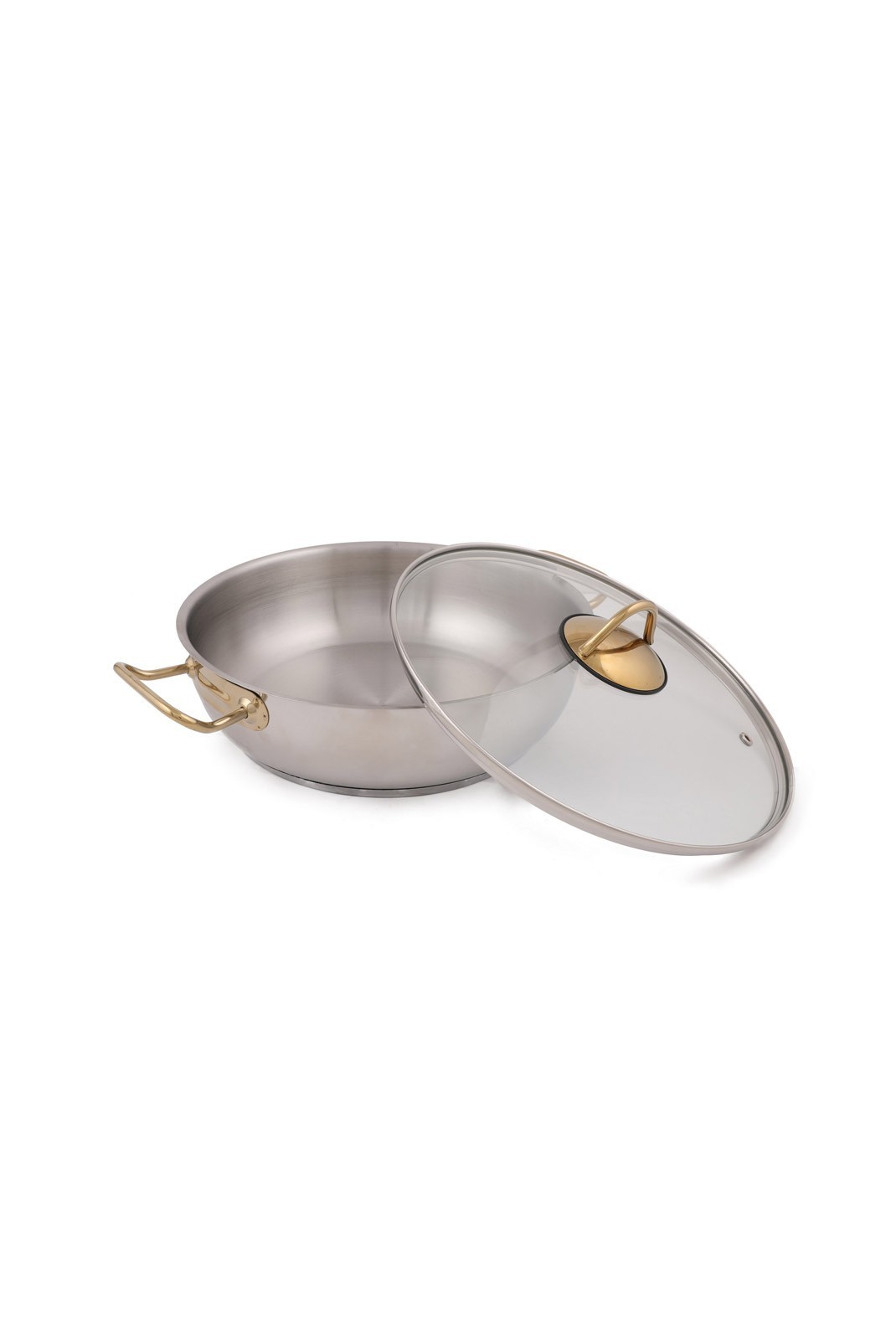 Ensemble de casseroles (2 pièces) - Silver / Gold - N1306