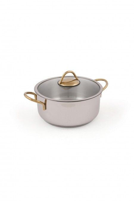 Ensemble de casseroles (2 pièces) - Silver / Gold - N1307