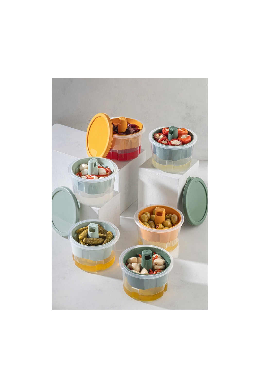 Coffret de rangement (6 pièces) - Multicolor - M5706