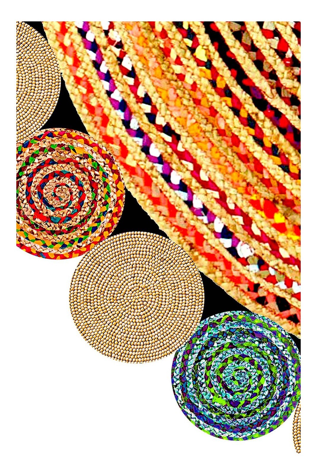 Tapis (60 cm) - Multicolor - T2201