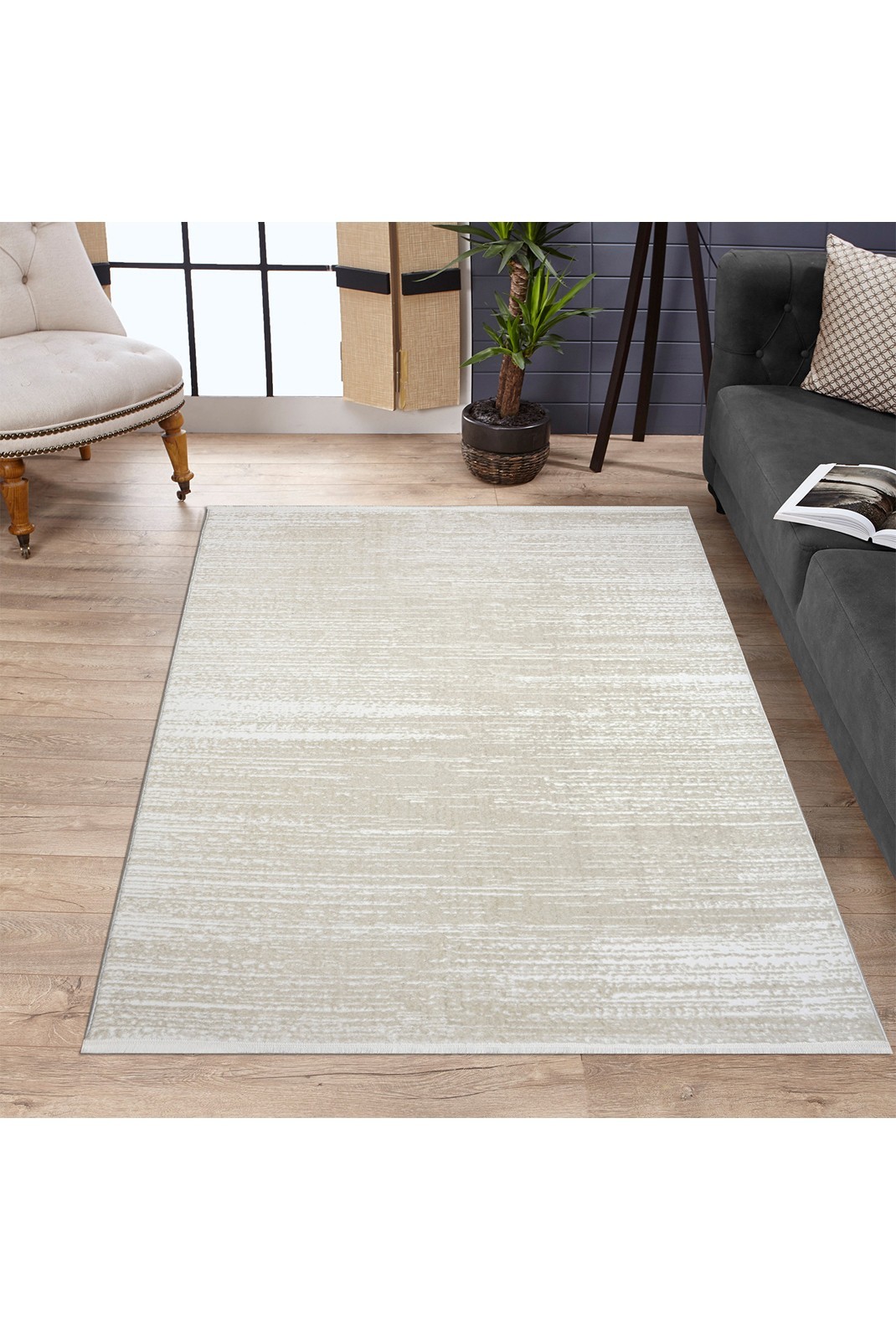 Tapis (140 x 200) - White / Beige - L1472