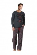 Pyjama - 002-000265 - Fume. Red - Fume / Red - 190MRE1502