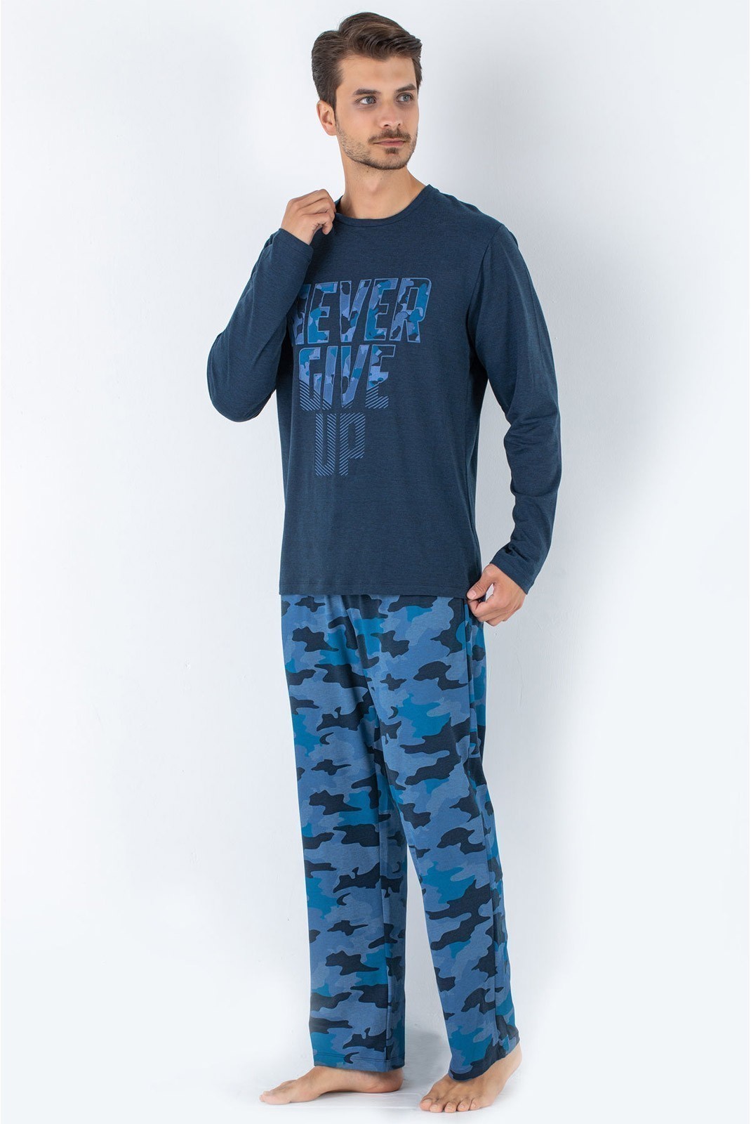 Pyjama - 002-000820 - Dark Blue - Dark Blue - 190MRE1530