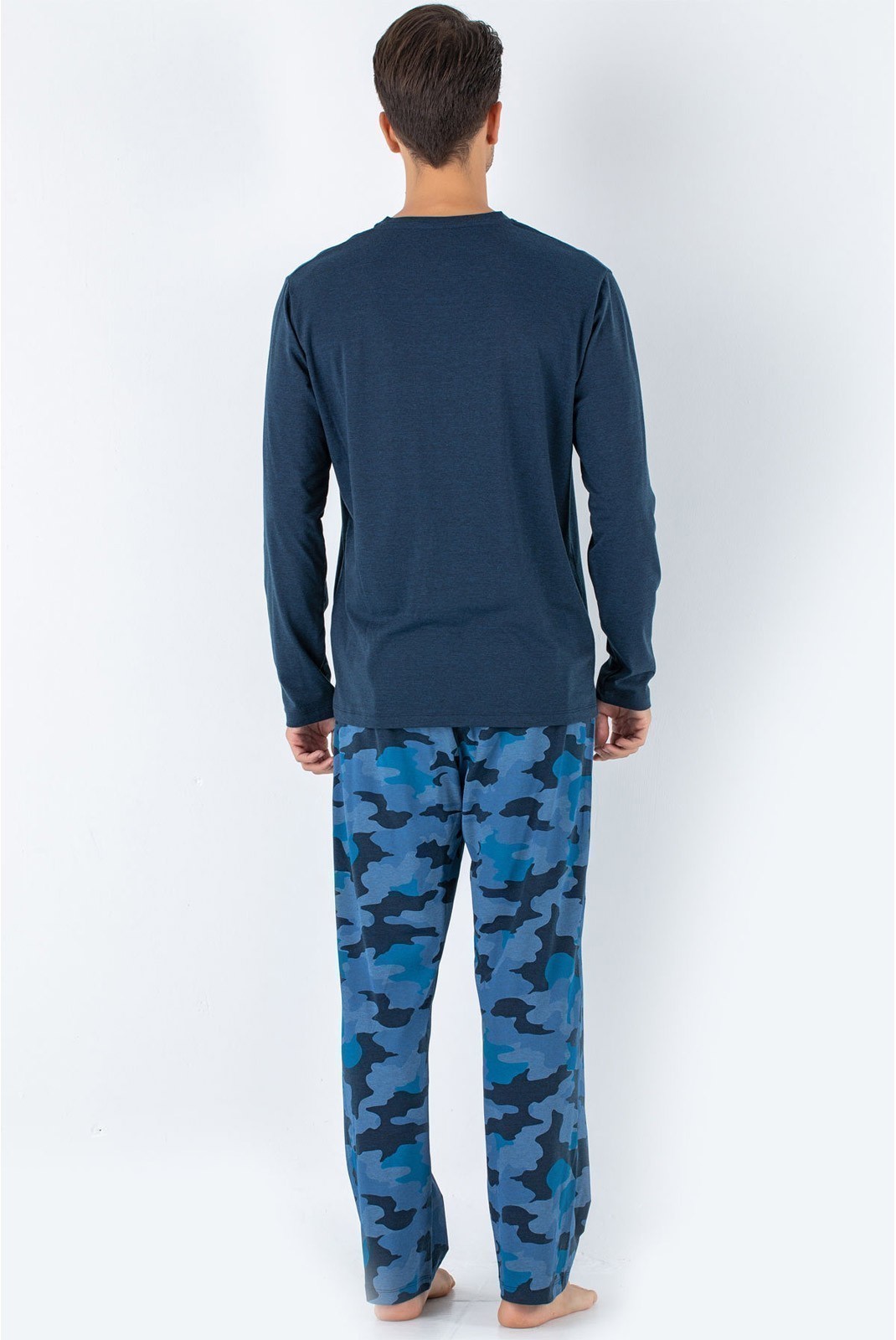 Pyjama - 002-000820 - Dark Blue - Dark Blue - 190MRE1530