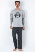 Pyjama - 002-000821 - Grey - Grey - 190MRE1531