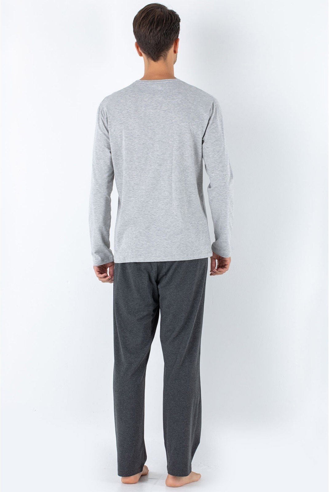 Pyjama - 002-000821 - Grey - Grey - 190MRE1531