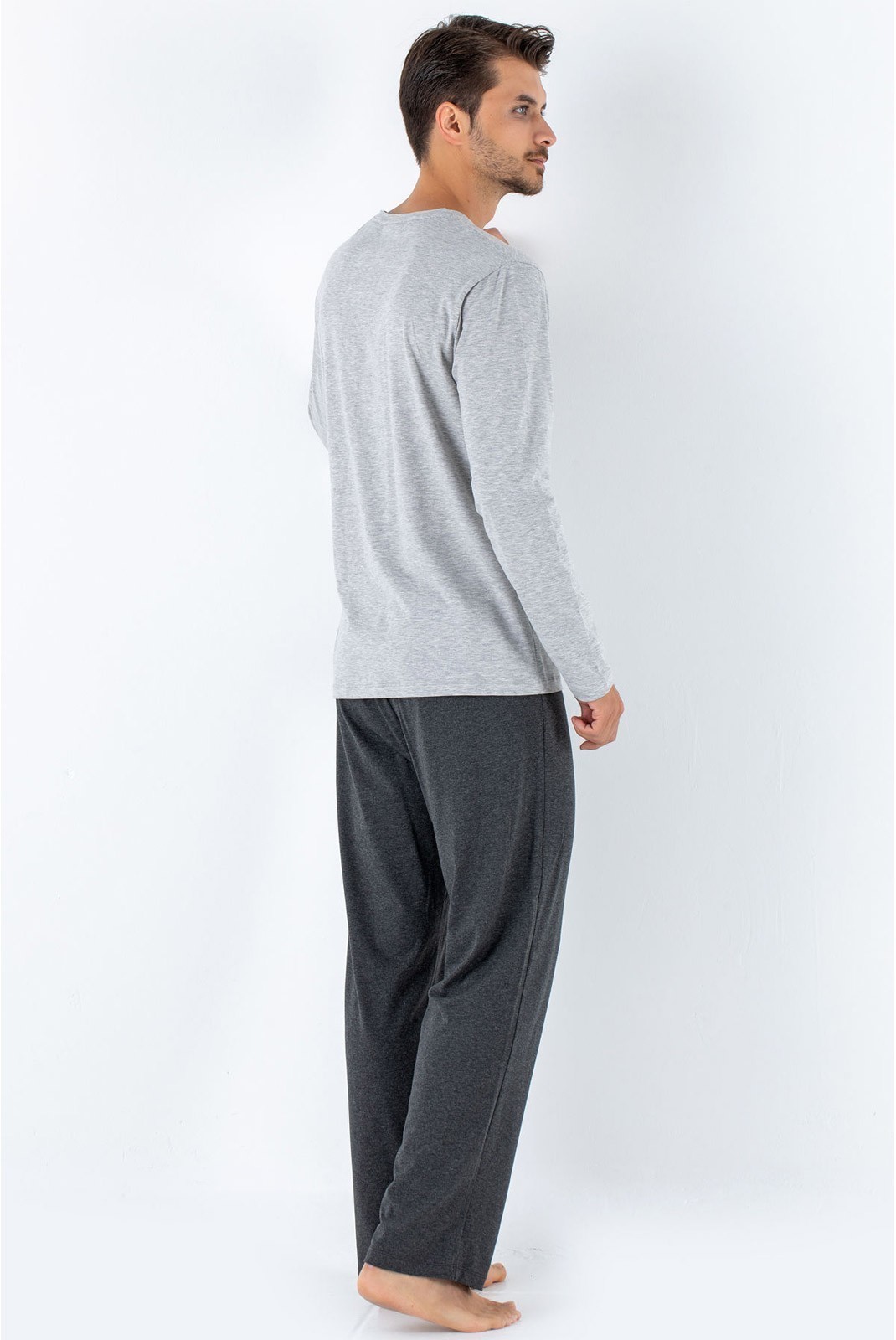 Pyjama - 002-000821 - Grey - Grey - 190MRE1531