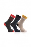 Paire de chaussettes (3 Pièces) - 001-000297001 - Multicolor - Multicolor - 190MRE1536