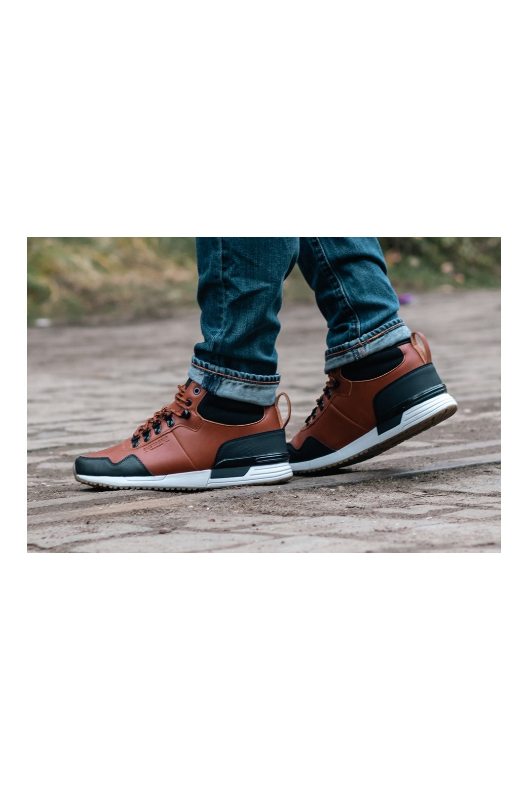 Sneakers - Bustagrip - Marron / Noir - Jogger Pro