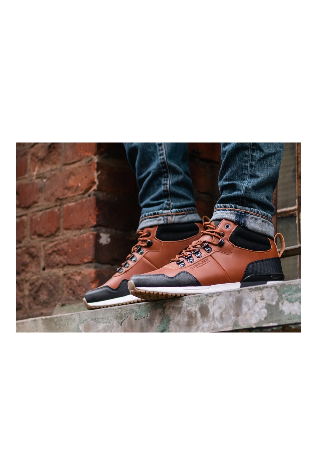 Sneakers - Bustagrip - Marron / Noir - Jogger Pro