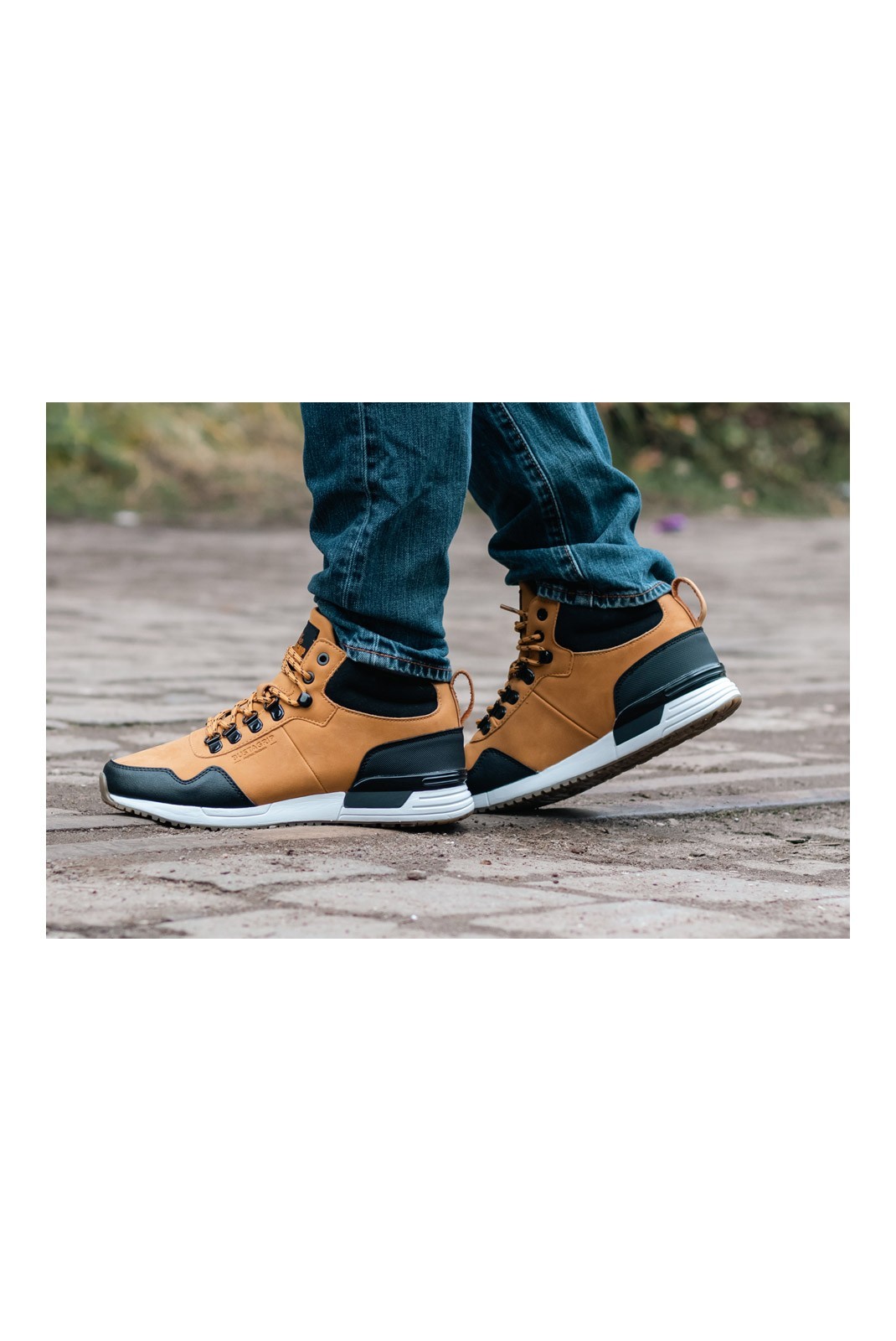 Sneakers - Bustagrip - Jaune / Noir - Jogger Pro