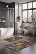 Ensemble de tapis de bain (2 pièces) - Multicolor - W1113