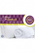 Pack Couette Tempérée +2 oreillers  - 240x220+2*60x60cm - 53130804