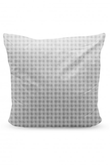 Oreiller Moelleux Vichy Gris - 60x60cm - 73131171