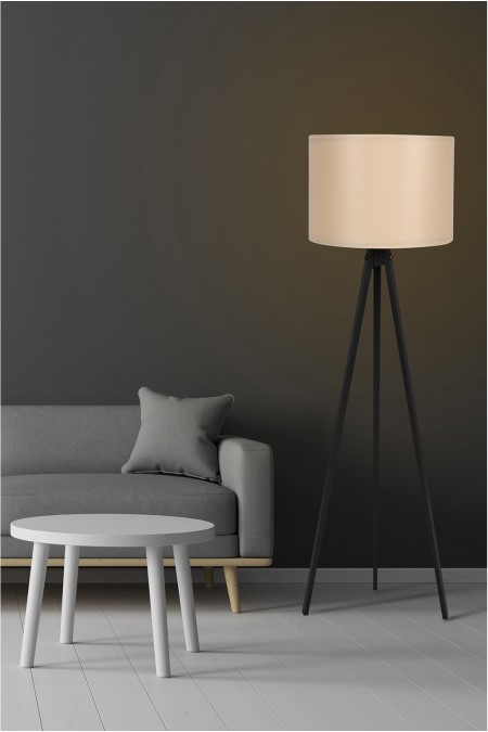 Lampadaire - Cream / Black - H1115