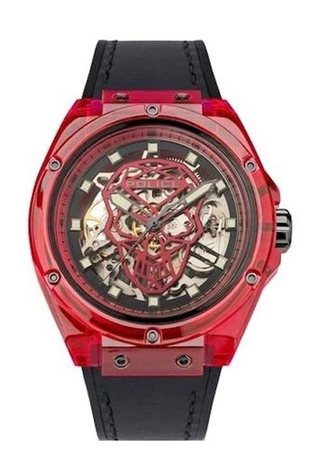 Montre Quartz - POLICE - Red/Red/Black