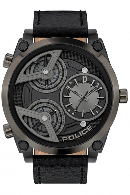 Montre Quartz - POLICE - Black/Black/Black