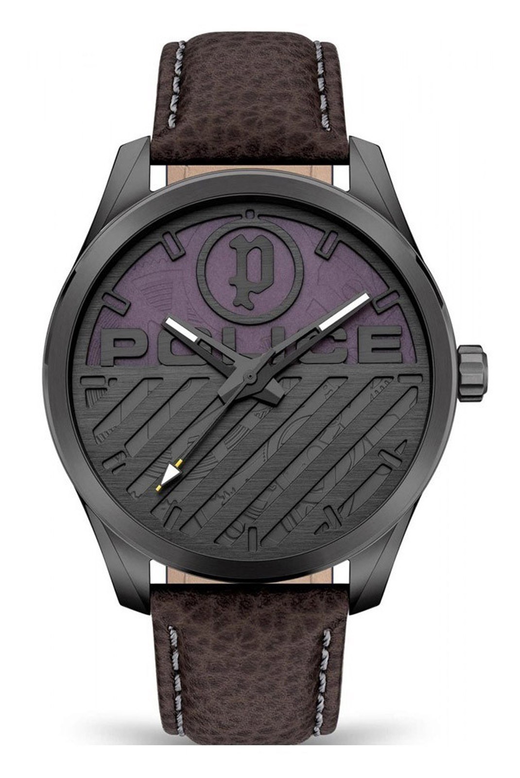 Montre Quartz - POLICE - Black/Black/Brown