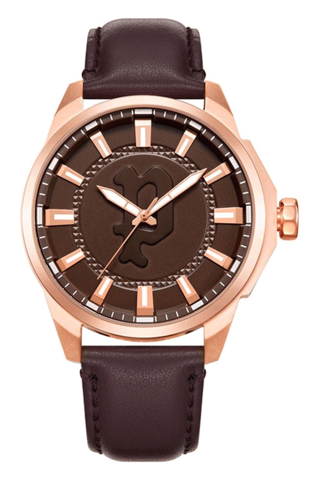 Montre - Quartz - Police - Pink - Brown