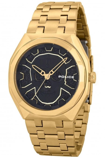 Montre Quartz - POLICE - Golden/Black/Golden