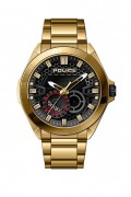 Montre - Quartz - Police - Golden - Black